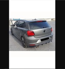 Heckdiffusor für VW Polo Mk5 6C Facelift (2014–2017) – GTI Style – Schwarz