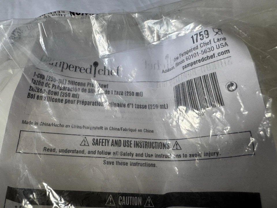 Pampered Chef - 1 Cup Silicone Prep Bowl Item #1759 NEW - Image 2 of 3