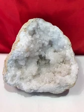 NATURAL RAW WHITE QUARTZ CRYSTAL CLUSTER GEODE 1332gms REIKI