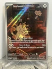 Pokémon TCG Team Rockets Meowth Illustration RARE 203/182 Destined Rivals