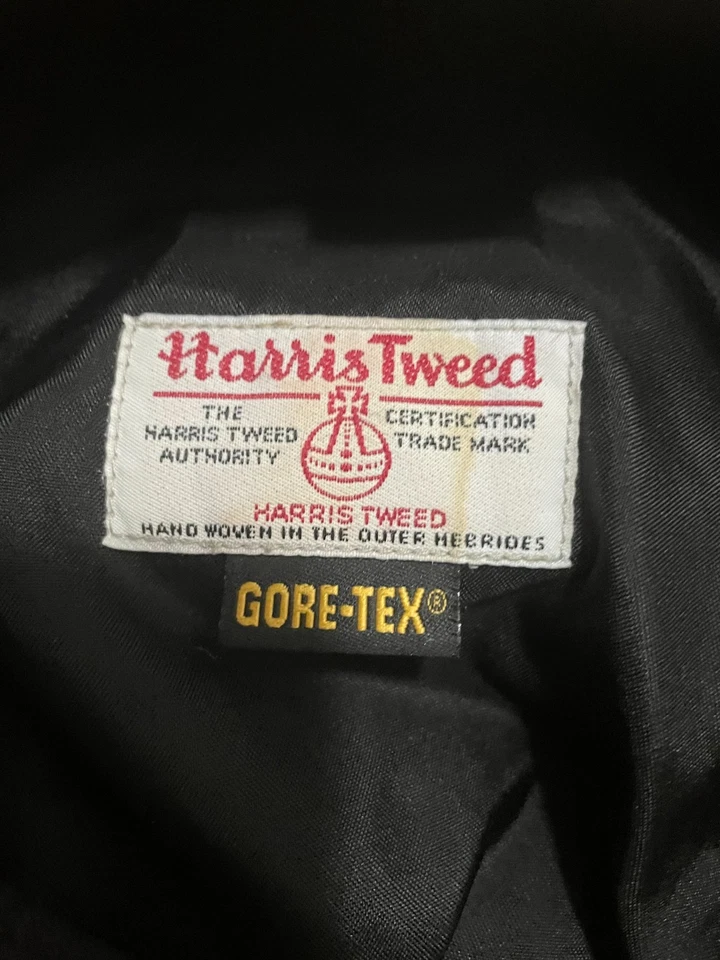 L.L.Bean Ivy Cap Mens Medium Harris Tweed Gore-Tex Waterproof Green - Image 2 of 4