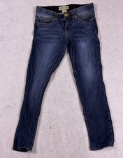 Democracy Ab Technology Women  s Sz 4 Jeans Dark Blue Denim Mid Rise Stretch