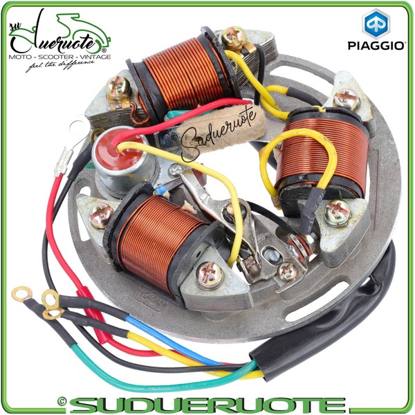 Statore Volano Vespa 125 Super GTR TS VNB 150 VBA VBB GL Sprint Veloce Piaggio-image