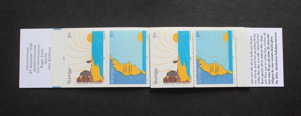 SWEDEN - 1999 SCARCE MILLENNIUM COMPLETE BOOKLET UNUSED MNH RR - Image 2 of 4