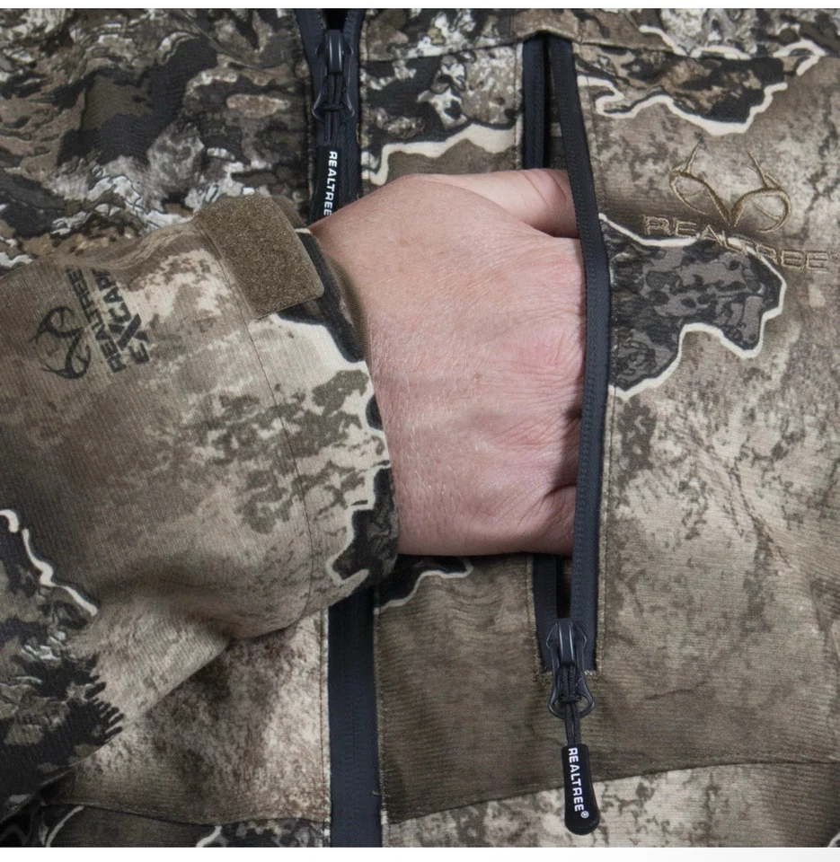 Chaqueta de caza para hombre Realtree® EXCAPE™ camuflaje impermeable control de olores talla 3XL Foto 4 de 4