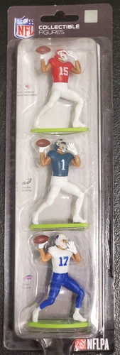 NFL Excite Collectible 2.5" Figures GameChangers Mahomes/Hurts/Allen- QTY AVAIL