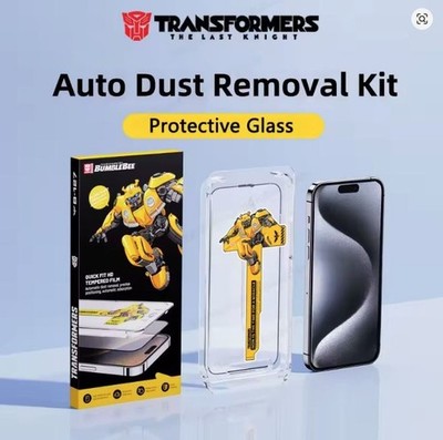 Transformers Screen Protector for iPhone 15 Tempered Glass 2 pc