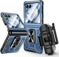for Motorola Razr 2026/2025/2024 Case with Belt Clip Holster