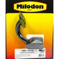 Milodon Oil Pump Pickup 18630; Street 7.75 in Deep Pan for Ford 351W SBF