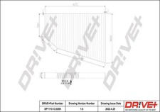 Innenraumfilter Aktivkohlefilter DP1110.12.0269 Dr!ve+ für TESLA MODEL X