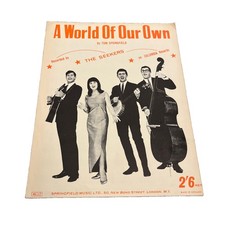 THE SEEKERS  ~ A WORLD OF OUR OWN ~ 1965 SHEET MUSIC ~ JUDITH DURHAM