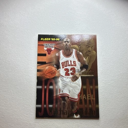 Fleer 1995-96 Firm Foundation Michael Jordan #323 Chicago Bulls