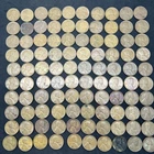 Lincoln Wheat Penny Cent Lot 1936 to 1958  Some with D mintmarks. 100 coins