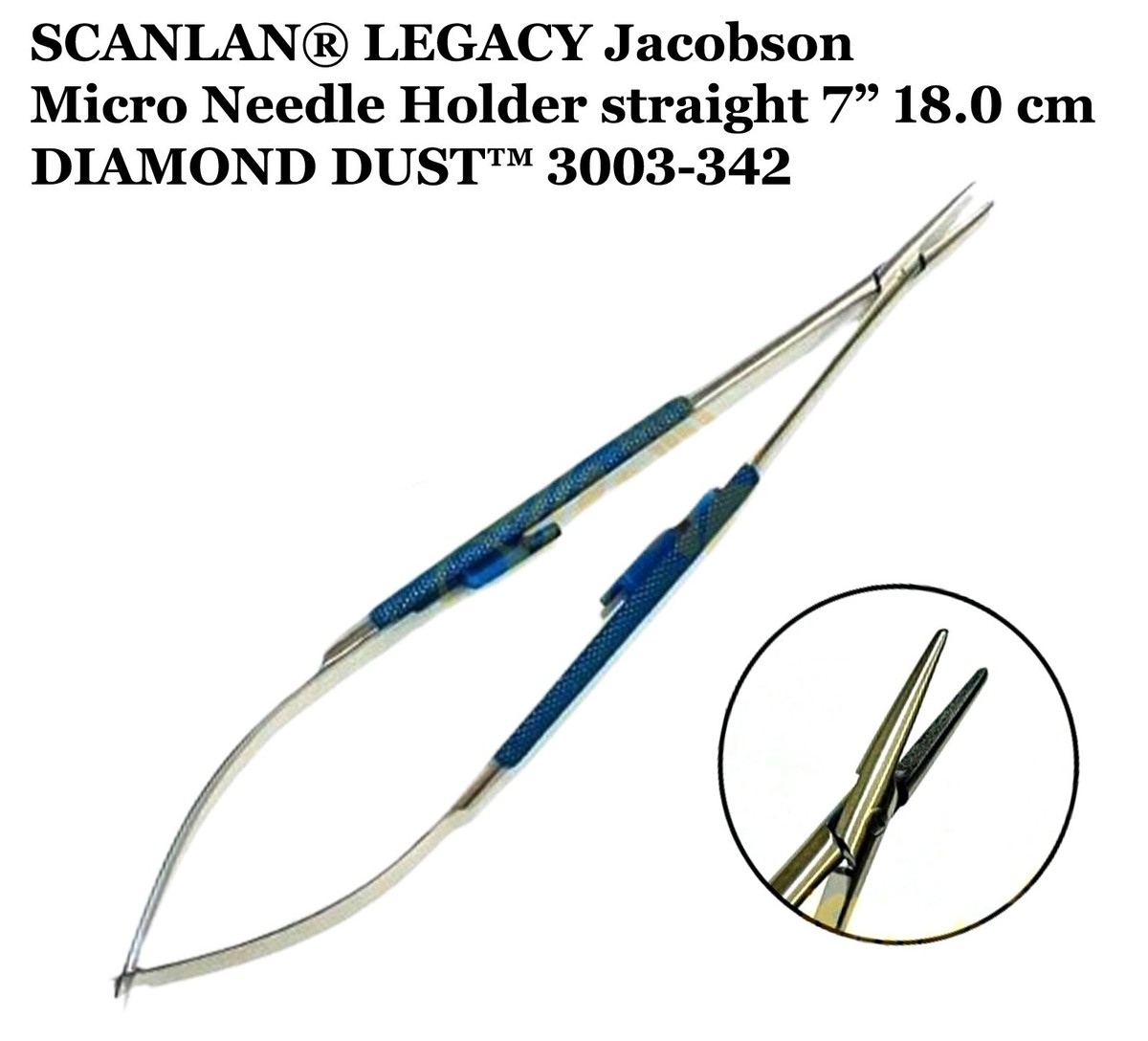 scanlan needle holder 3003-348 持針器 scanlan needle holder 3003-348 持針器 SCANLAN® LEGACY
