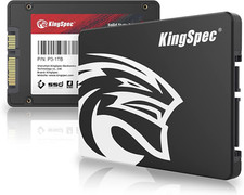 Kingspec 1TB 2.5" SATA III 6Gb/S SSD, Read Speed up to 550Mb/S, 3D NAND Flash &
