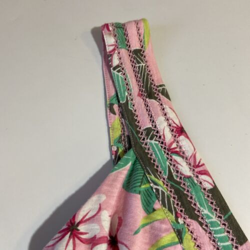 Tommy Bahama Mujer XXS Vestido Sol Rosa Multi Floral Tropical Luau Calado - Imagen 4 de 14