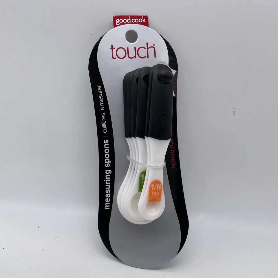 Good Cook Touch 6 Piece Measuring Spoon Set, White - Image 2 of 4