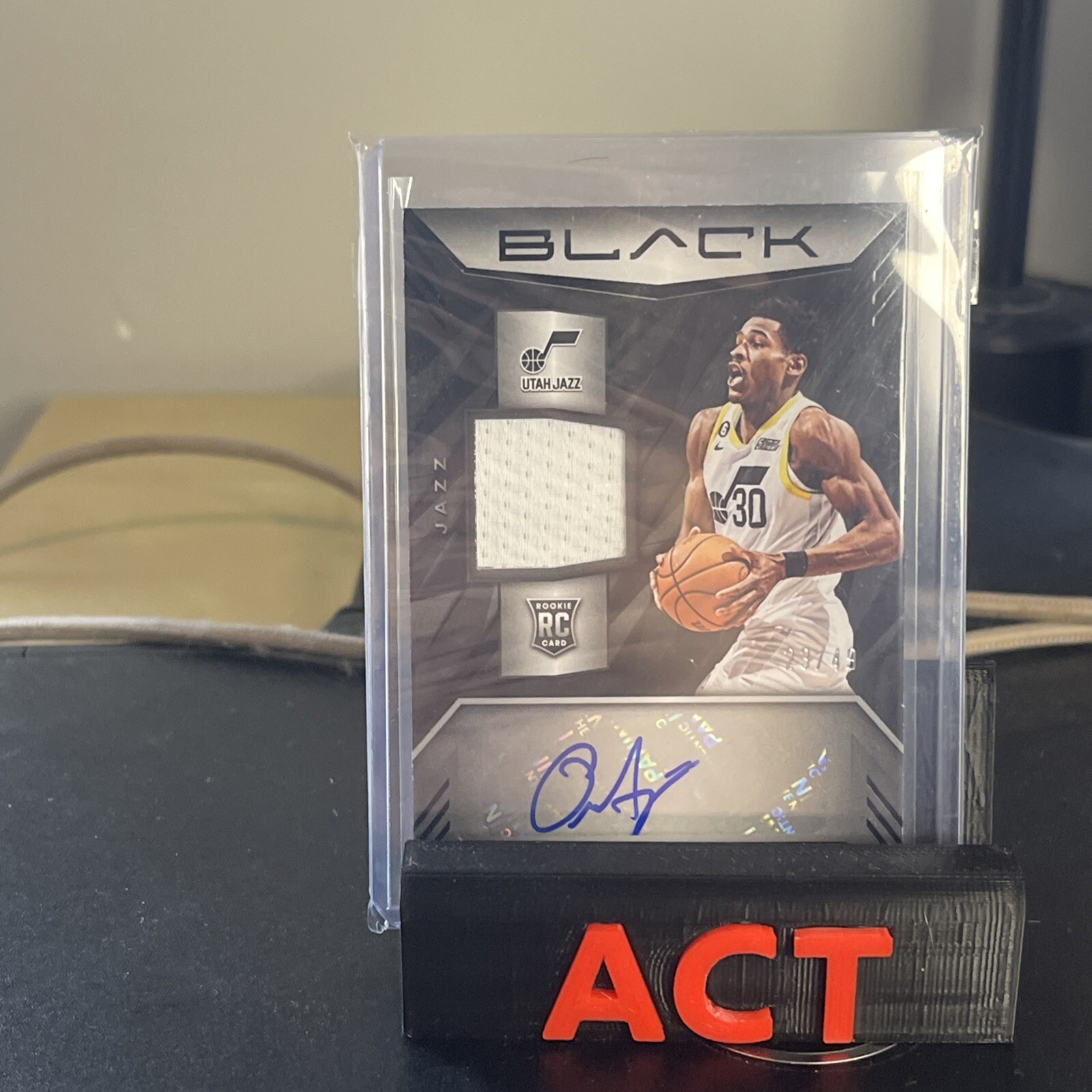 2022-23 Black Basketball OCHAI AGBAJI /49 RC Rookie Memorabilia Toronto Raptors