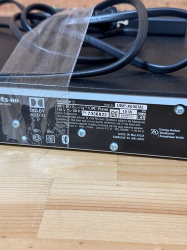 Sony UBP-X800M2 Ultra HD 4K 3D Blu-ray DVD Media Player HDMI with Remote - Picture 6 of 8