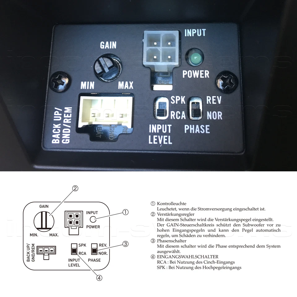 PIONEER TS-WX130EA AKTIV SUBWOOFER 160W kompakt platzsparend leistungsstark Bass - Bild 4 von 4