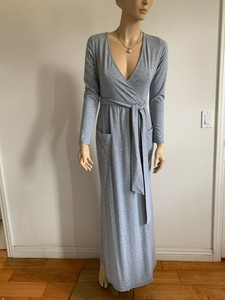 jersey maxi dress with pockets