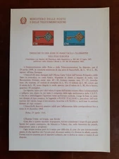 1967 Illustrative Bulletin - Celebratory Stamps European Idea New