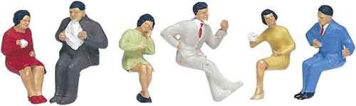 Spettatori Seduti Kato Scala HO 1:87 - Per Plastimodellismo Ferroviario