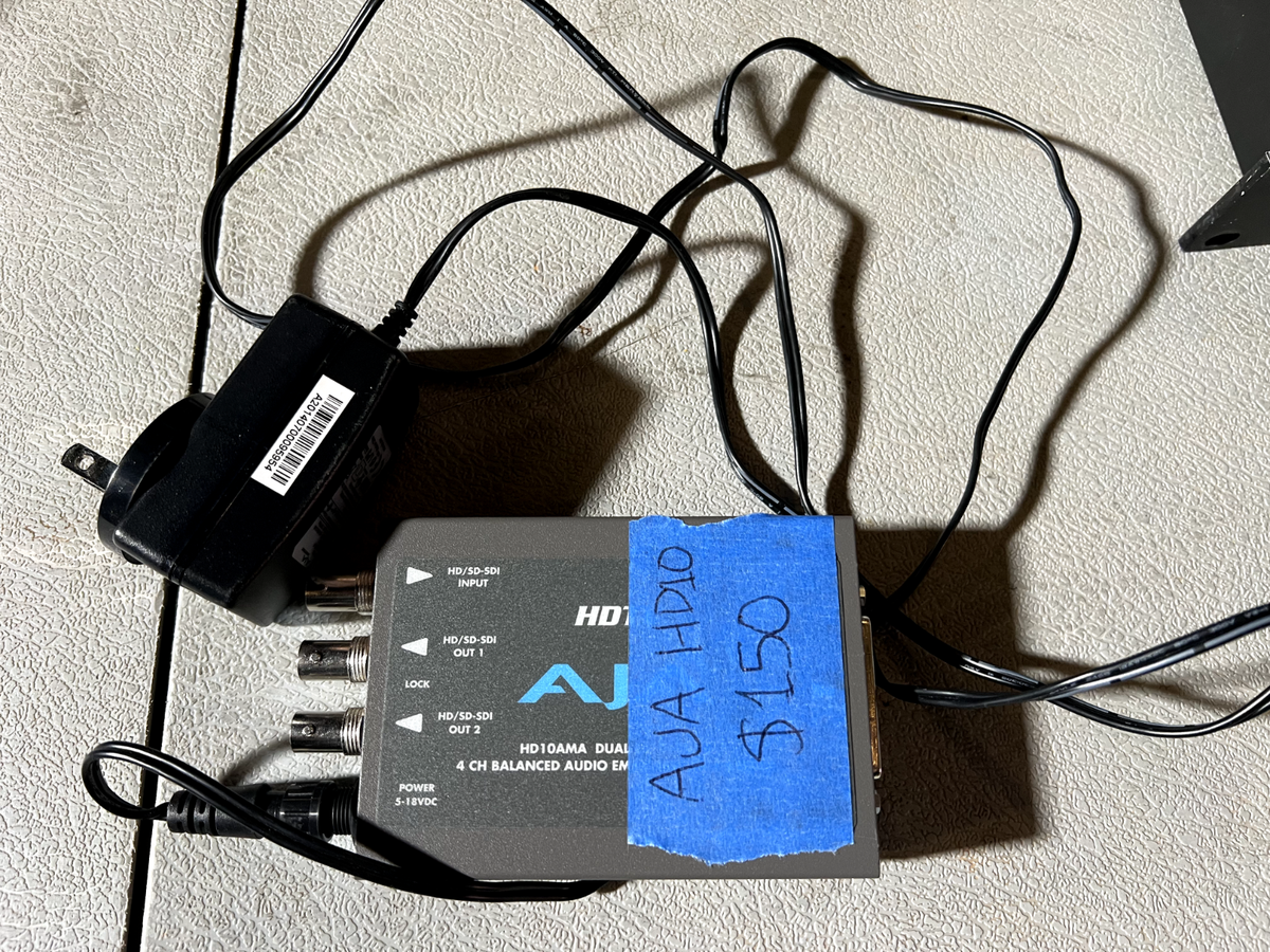 Aja HD Component to HD-SDI Break Out Box AJA HD10AMAミニコンバーター