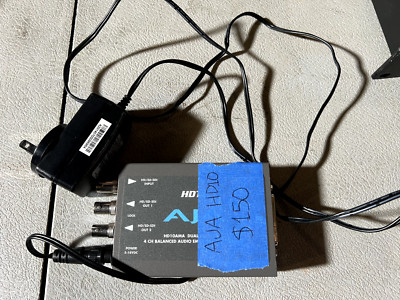 AJA HD10AMA HD-SDI 4 Ch Balanced Audio Embedder/De-Embedder
