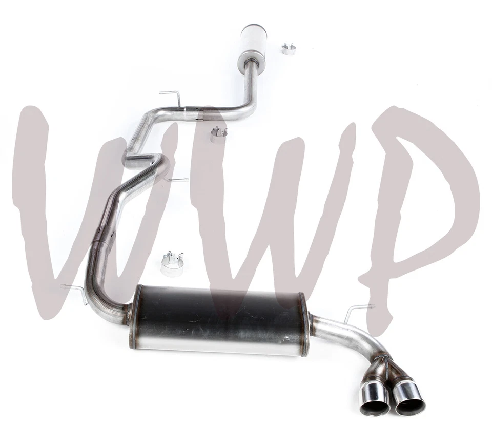 Stainless CatBack Muffler Exhaust 12-18 Ford Focus Hatchback 2.0 SE/SEL/Titanium - Image 3 of 3