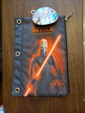 Disney Star Wars Rebels School Pencil Pouch Bag 3 Ring Binder