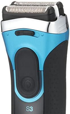 Braun Men's Electric Shaver Series 3 Proskin 3-Blade Washable Blue