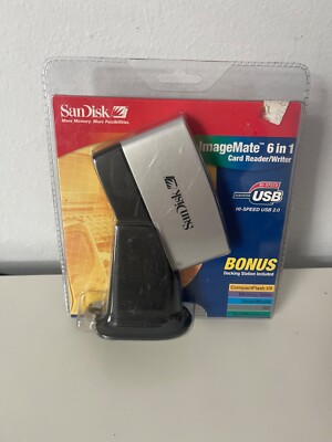 SanDisk Imagemate  6 In 1 Card Reader And Writer Hi Speed Usb New