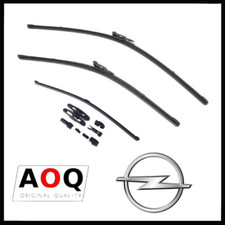 KIT 3 SPAZZOLE TERGICRISTALLO OPEL AGILA, ASTRA, MERIVA, ZAFIRA Ant+Post FLAT