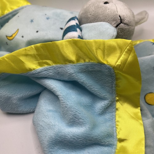 Goodnight Moon Lovey Plush Bunny Rabbit Security Blanket Blankey Moon & Stars - Picture 7 of 7