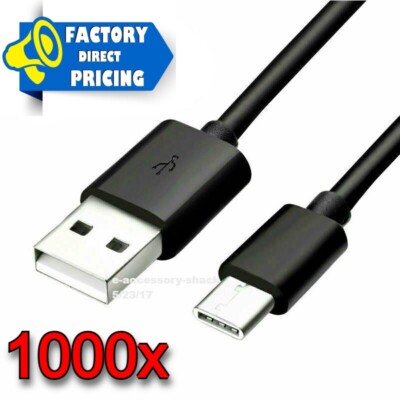 1000x Fast Charging Type USB-C to USB-A Cables Quick Charge Cord Rapid Charger