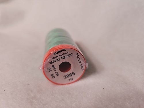 AURIFIL Quilting Thread - 50 WT - 1422 yds #2865 Green - Picture 2 of 2