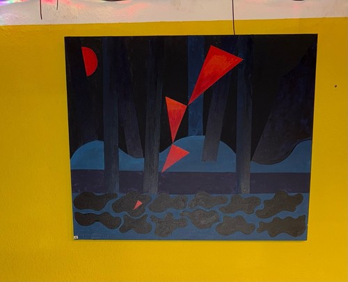 2 wunderschöne Gemälde auf Leinwand ungerahmt Titel - Der Wald - Bild 3 von 7