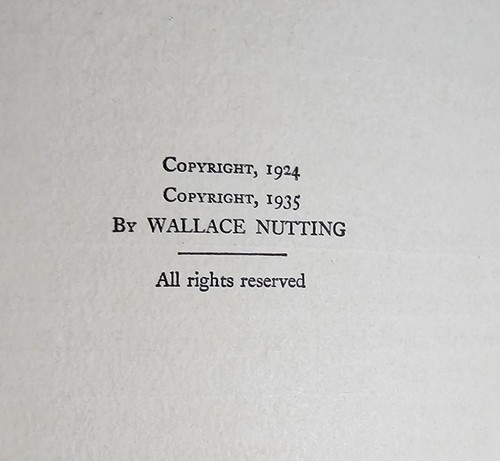 1935 THE CLOCK BOOK BY WALLACE NUTTING BOOK - VERY GOOD - Bild 5 von 6