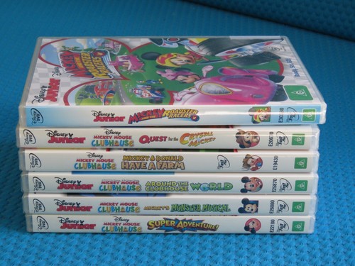 6 x MICKEY MOUSE CLUBHOUSE DVD DISNEY NEW SEALED MMCH MINNIE SUPER MONSTER - Picture 6 of 16