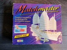 Match Master KSG Pirate Junk Model Kit Brand New  Sealed Match Sticks 2003