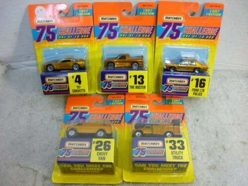 Metal Blanco Matchbox Chevrolet autos, camiones y camionetas diecast