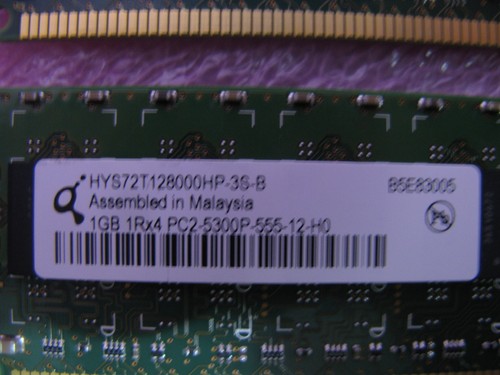 Sun X4225A-Z 2GB Kit ( 2 x 1GB ) X4100 M2 371-1919 - Picture 2 of 3