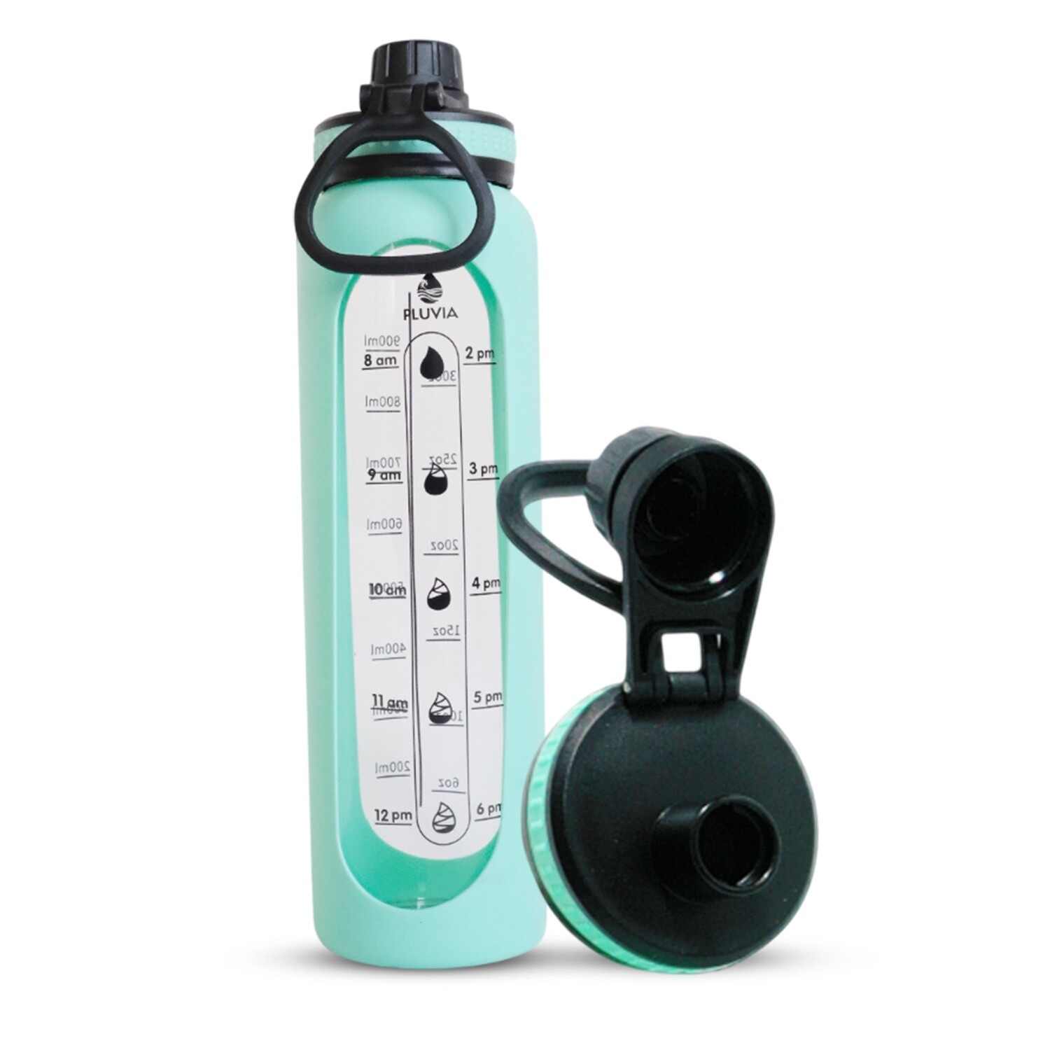 &ndash; Thick Borosilicate Glass, Hydration Tracking