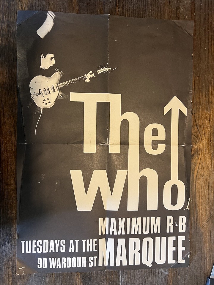 Vintage The Who Maximum R&B Tuesdays at the Marquee Poster & Photo 22 ...