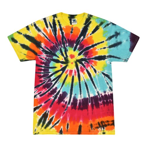 Tie Dye T-Shirts Multi-Color Adult Size 2XL XXL Cotton Colortone - Picture 25 of 57