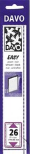 DAVO EASY Self-Adhesive Mounts BLACK 215 x 26 Package of 25