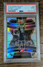 Jarrett Culver 2019-20 Select CONCOURSE SILVER PRIZM PSA 9 MINT Rookie RC #24