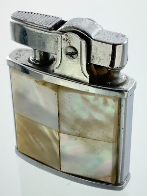 Vin Antique UFO’84 ver.2 Vintage Mother of Pearl Inlaid Lighter Auer Champion Missing