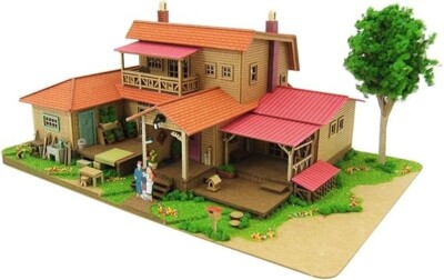 Sankei Paper Craft Diorama Studio Ghibli When Marnie Was There Oiwa House 1/150